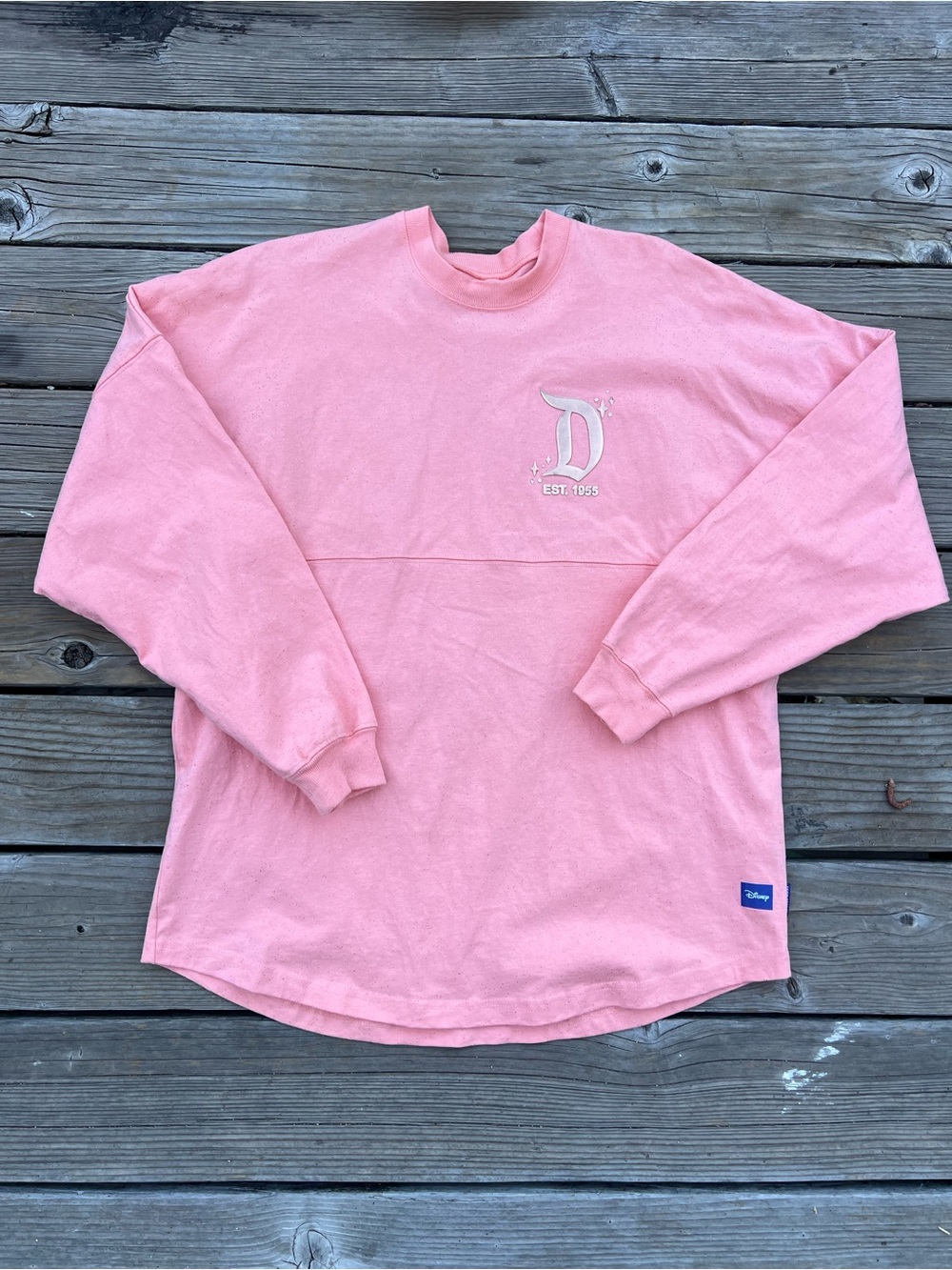 Disney Pink Long Sleeve Graphic Crewneck Sweatshirt